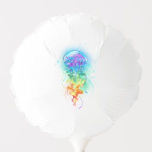 Rainbow jellyfish balloon