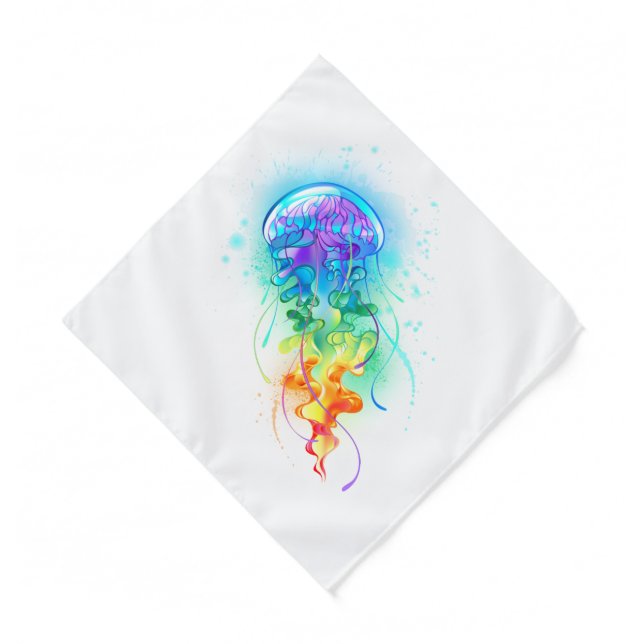 Rainbow jellyfish bandana (Front)