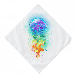 Rainbow jellyfish bandana