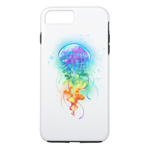 Rainbow jellyfish iPhone 8 plus7 plus case