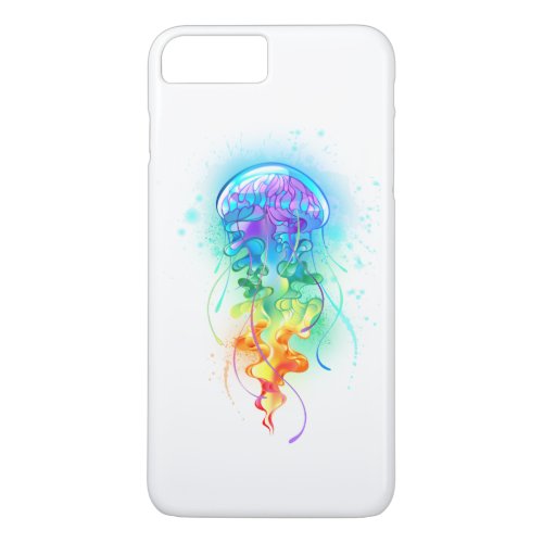 Rainbow jellyfish iPhone 8 plus7 plus case