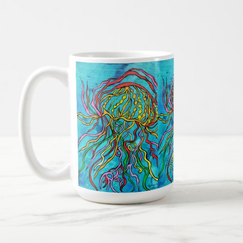 Rainbow Jellyfish  Coffee Mug