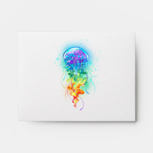 Rainbow jellyfish envelope