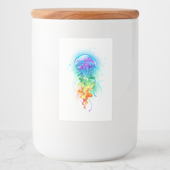 Rainbow jellyfish food label (Front)