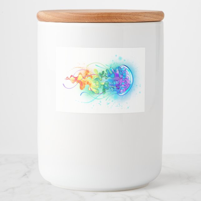 Rainbow jellyfish food label (Front)