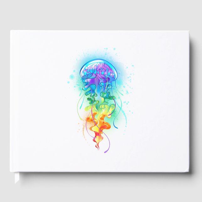Rainbow jellyfish guest book (Front)