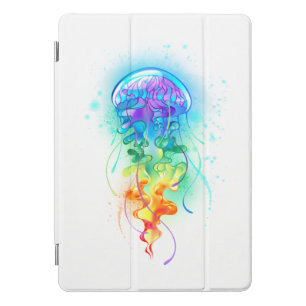 Rainbow jellyfish iPad pro cover