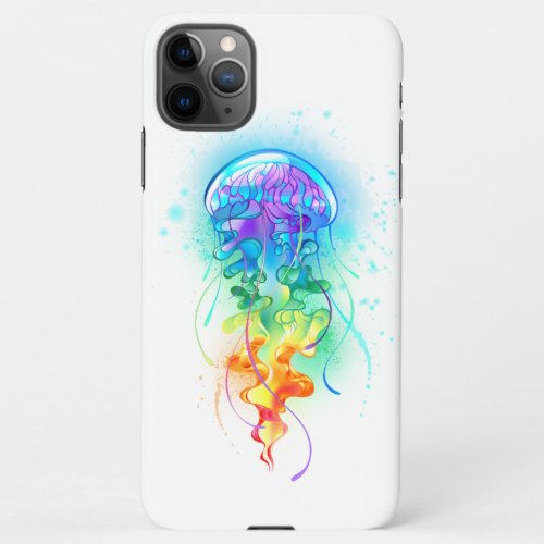 Rainbow jellyfish iPhone 11Pro max case