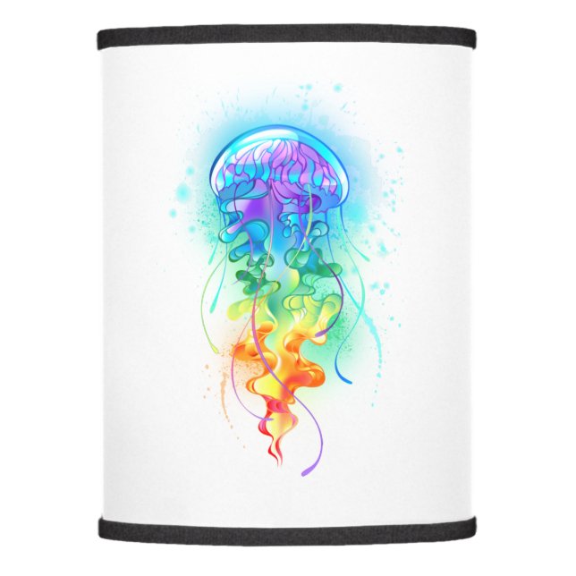 Rainbow jellyfish lamp shade (Front)