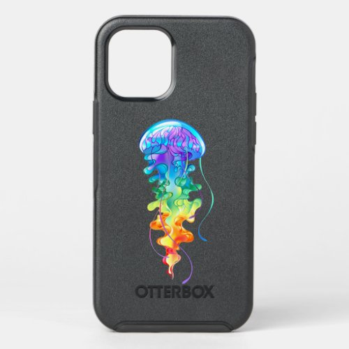 Rainbow jellyfish OtterBox symmetry iPhone 12 case
