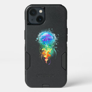 Rainbow jellyfish iPhone 13 case