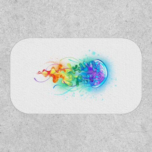 Rainbow jellyfish patch