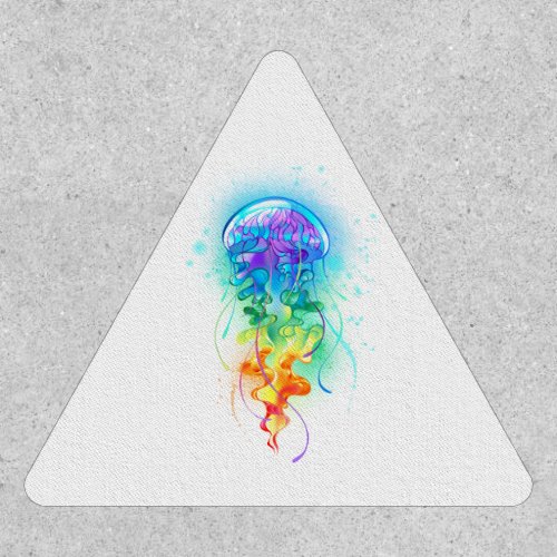 Rainbow jellyfish patch