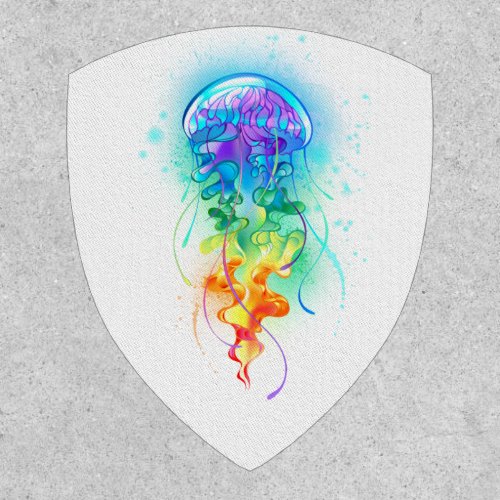 Rainbow jellyfish patch