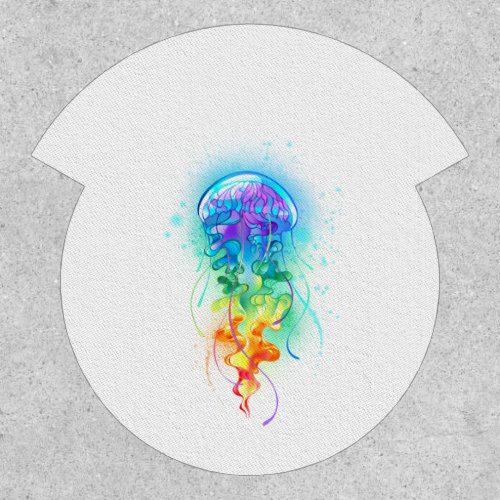 Rainbow jellyfish patch