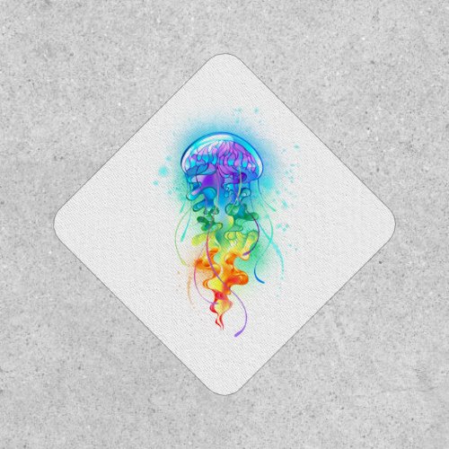 Rainbow jellyfish patch