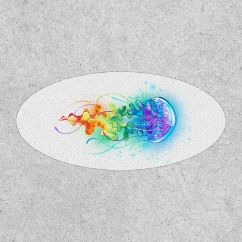 Rainbow jellyfish patch