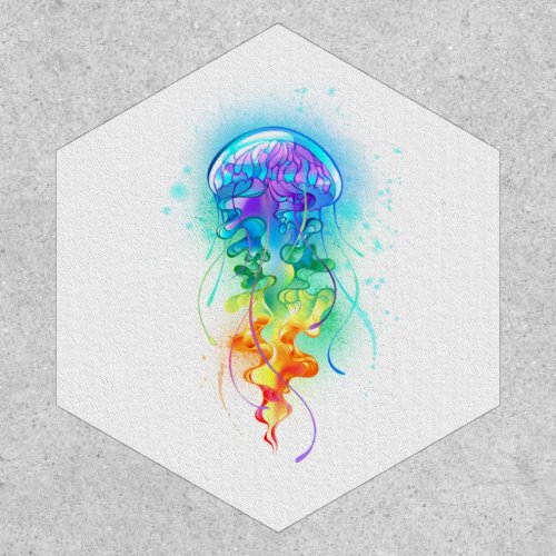 Rainbow jellyfish patch