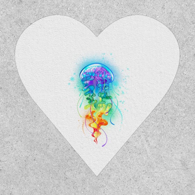 Rainbow jellyfish patch (Front)