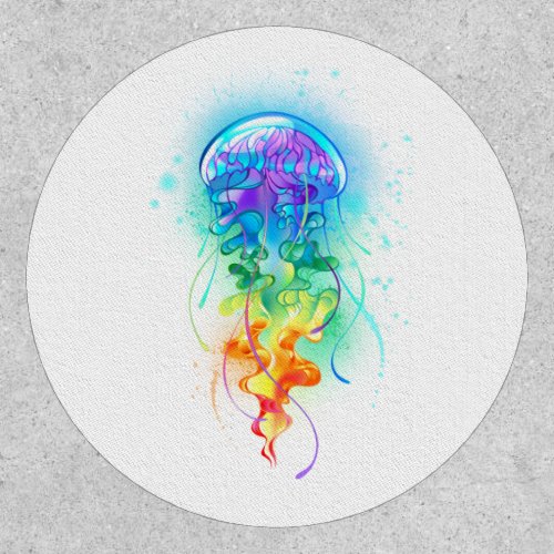 Rainbow jellyfish patch