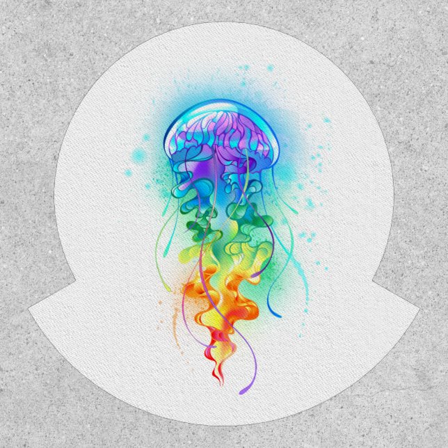 Rainbow jellyfish patch (Front)