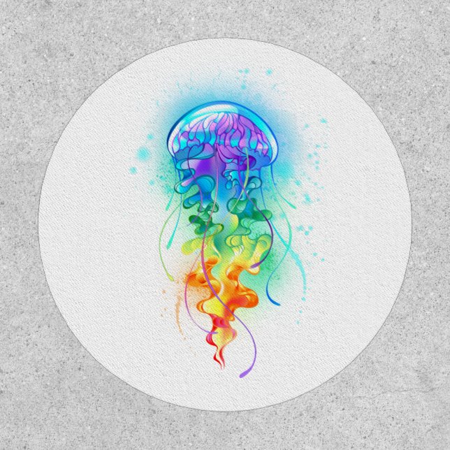 Rainbow jellyfish patch (Front)