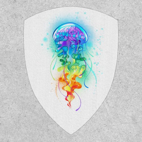 Rainbow jellyfish patch