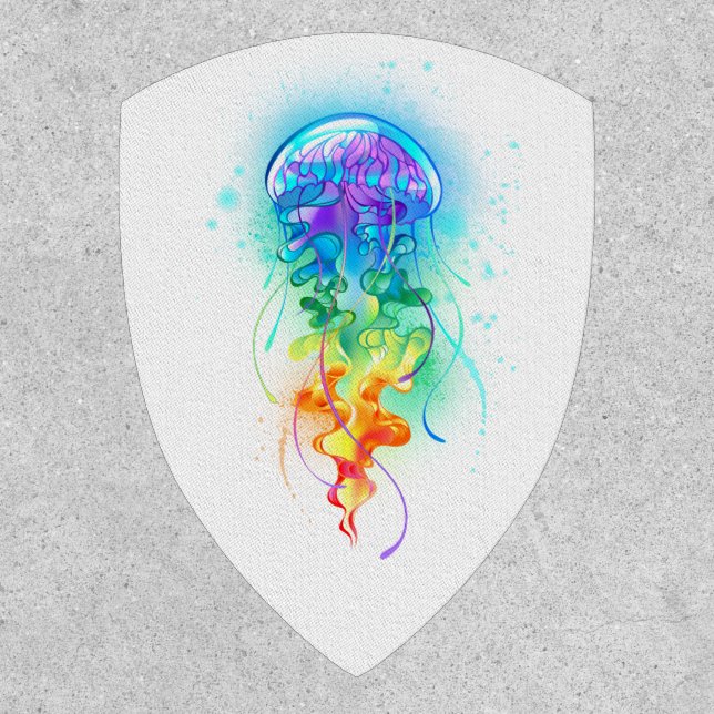 Rainbow jellyfish patch (Front)