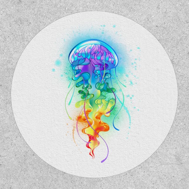 Rainbow jellyfish patch (Front)
