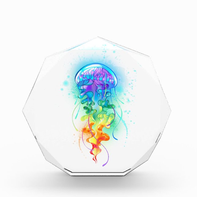 Rainbow jellyfish photo block (Front)