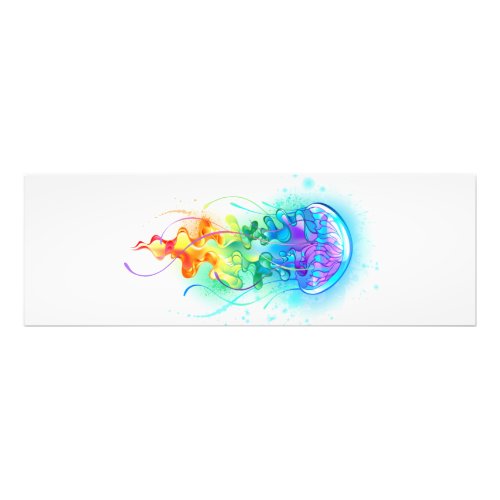 Rainbow jellyfish photo print