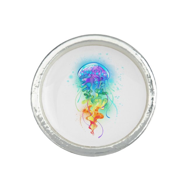 Rainbow jellyfish ring (Front)