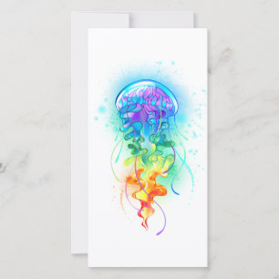 Rainbow jellyfish save the date