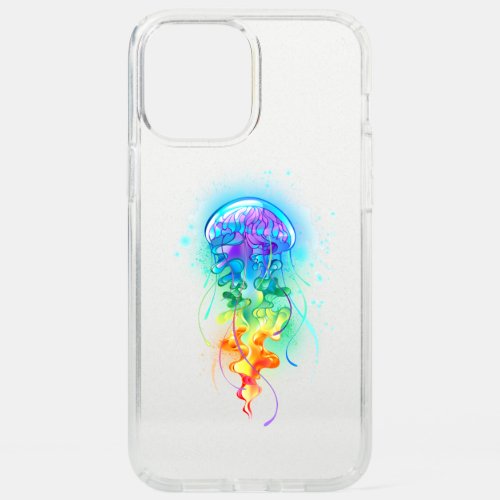 Rainbow jellyfish speck iPhone 12 pro max case