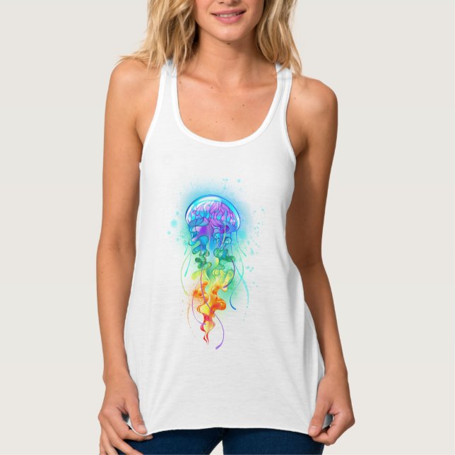 Rainbow jellyfish tank top (Front)