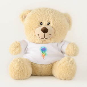 Rainbow jellyfish teddy bear