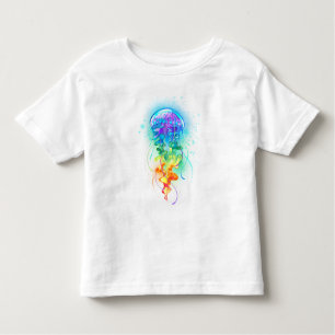Rainbow jellyfish toddler t-shirt