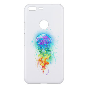 Rainbow jellyfish uncommon google pixel XL case