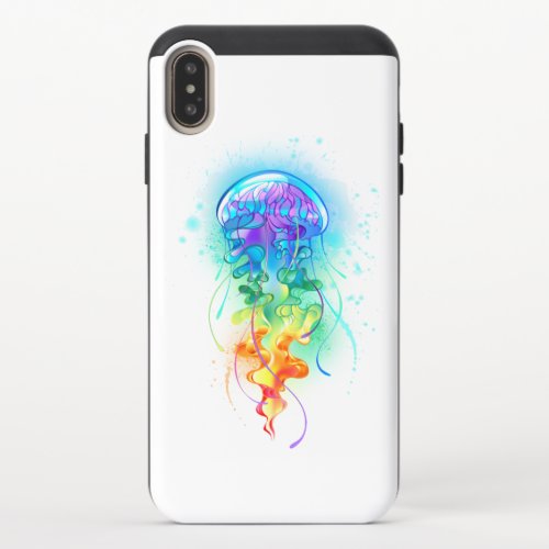 Rainbow jellyfish iPhone XS max slider case