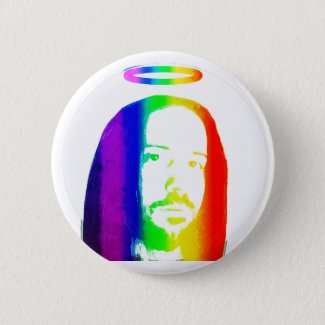 Rainbow Jesus Button