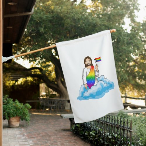 Rainbow Jesus Progress Flag