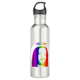 Rainbow Jesus Stainless Steel Water Bottle