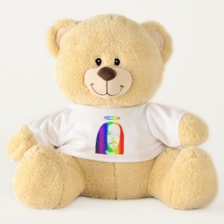 Rainbow Jesus Teddy Bear