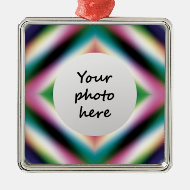 Rainbow Jewelry Metal Ornament (Front)