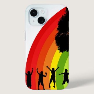 Rainbow Joy iPhone 15 Case