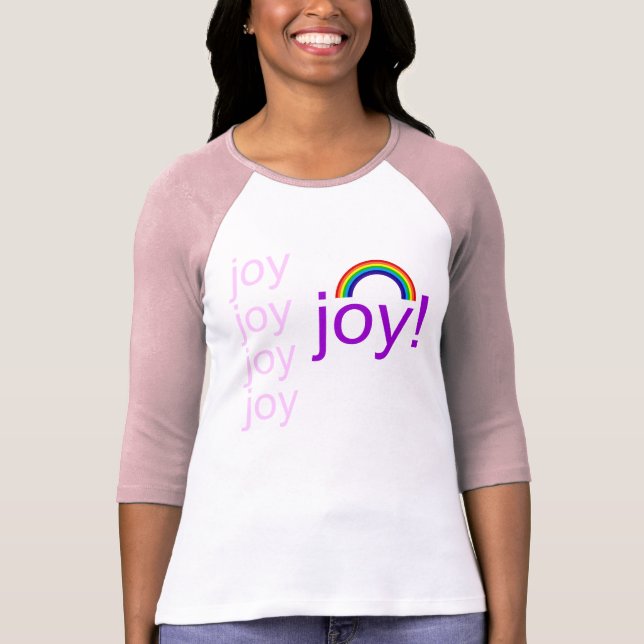 rainbow, joy, joy, joy, joy, joy! T-Shirt (Front)