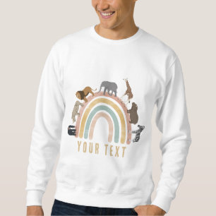 Rainbow Jungle Animals  Sweatshirt