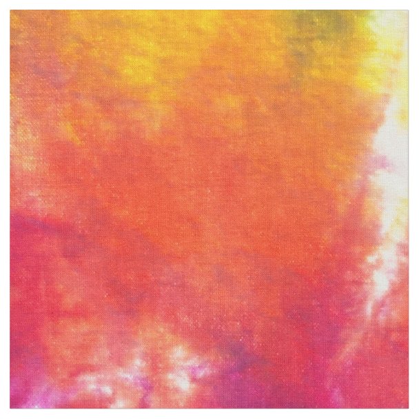 Rainbow Kaleidoscope TieDye Fabric Zazzle