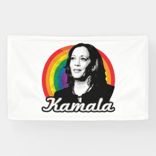 Rainbow Kamala Banner