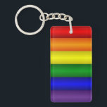 Rainbow Key Chain<br><div class="desc">A colorful rainbow key chain that is fully customizable.</div>